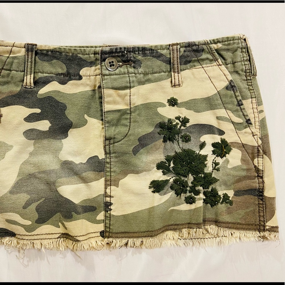 Roxy Camouflage Mini Skirt Junior Size 3